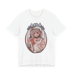 Hitomi creepy anime nurse unisexT-shirt