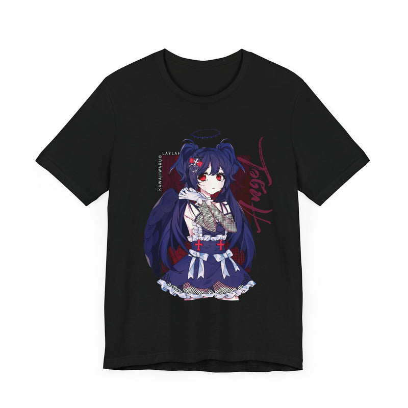 Laylah - Sad Gothic Dark Anime Girl Angel Unisex T-shirt