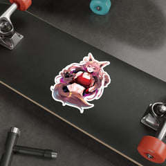 Kasuga - Cute werewolf anime girl Die-Cut Sticker