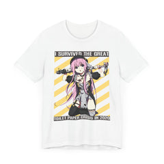 Lucille Toilet Paper Crisis Survivor Sexy Bad Anime Nun Unisex T-shirt