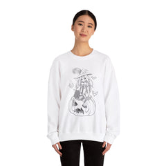 Yuuki B&W anime witch unisex Sweatshirt