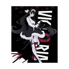 Victoria Blanche - Deadly maid anime girl 9"x11" Premium Matte Poster