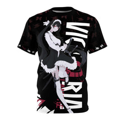 Victoria Blanche - Deadly maid anime girl Unisex AOP Cut & Sew T-shirt