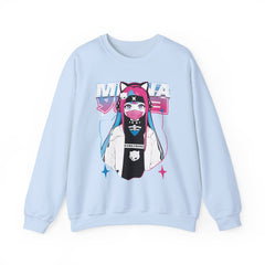 Meena - Creepy cute skeletal kawaii anime girl unisex Sweatshirt