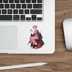 Budo cosplaying as Nezuko - Full - cute waifu Die-Cut Sticker