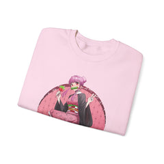 Budo cosplaying as Nezuko - cute anime girl Unisex Sweatshirt