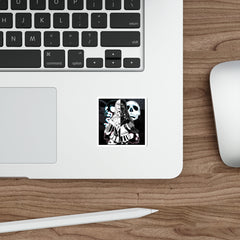 Sehen Crazy Anime Girl Die-Cut Sticker