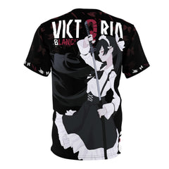 Victoria Blanche - Deadly maid anime girl Unisex AOP Cut & Sew T-shirt