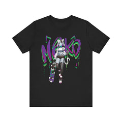 Tori - Lethal purple - Neko skater anime girl Unisex T-shirt