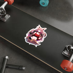 Kasuga - Cute werewolf anime girl Die-Cut Sticker