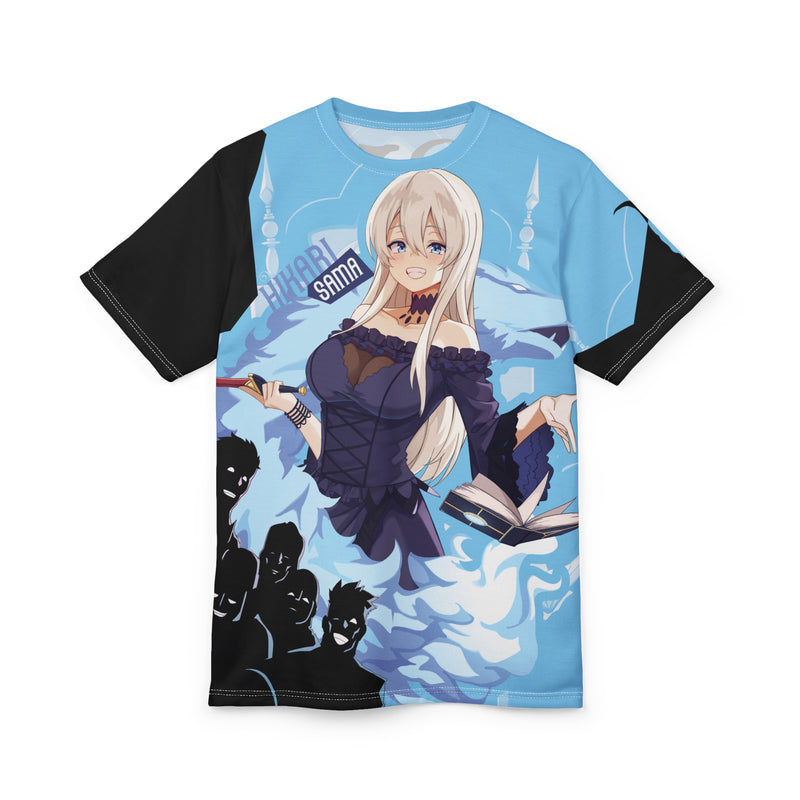 Hikari Sama anime girl Unisex AOP Cut & Sew T-shirt