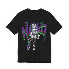 Tori - Lethal purple - Neko skater anime girl Unisex T-shirt