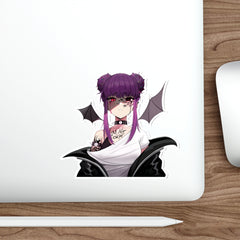 Budo V3 Sad Monster Anime Girl Die-Cut Sticker