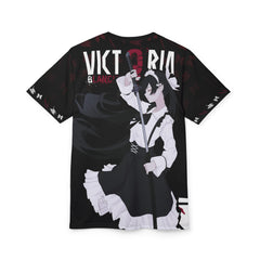 Victoria Blanche - Deadly maid anime girl Unisex AOP Cut & Sew T-shirt