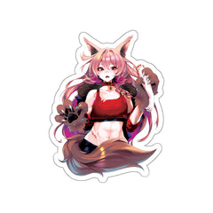 Kasuga - Cute werewolf anime girl Die-Cut Sticker