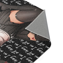 Budo 40% transformation - Sad gothic anime girl Area Rug