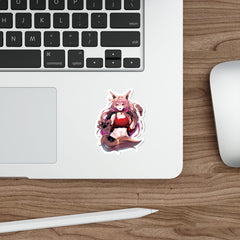 Kasuga - Cute werewolf anime girl Die-Cut Sticker