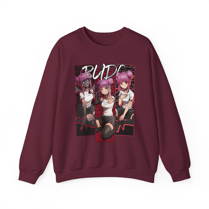 Budo Transformation sad anime girl Unisex Sweatshirt