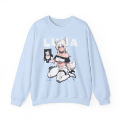 Luna - Wolf anime girl - werewolf Sweatshirt