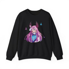 Bust up-Maaya cosplaying as Kaguya from Naruto - creepy cute anime girl Unisex Sweatshirt