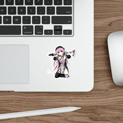 Lucille Sexy Bad Anime Nun Die-Cut Sticker