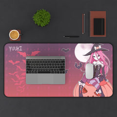 Yuuki - anime witch girl 32"x 16" XL Mouse Pad Desk Mat