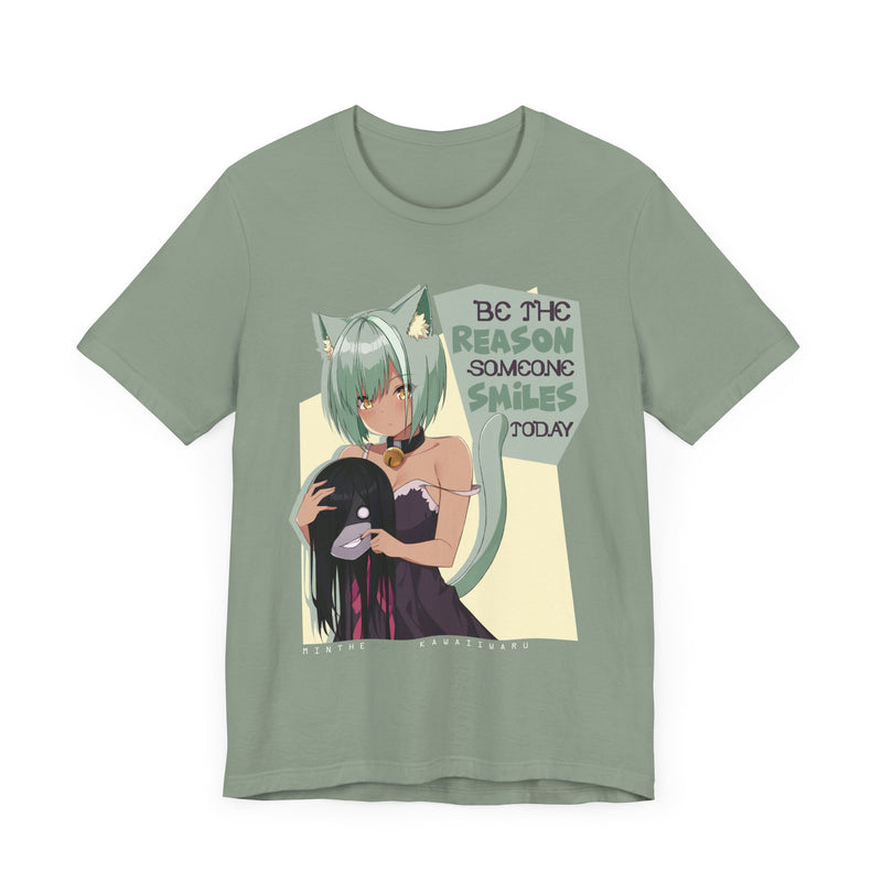 Minthe Creepy Cute Kawaii Neko Anime Girl Unisex T-shirt