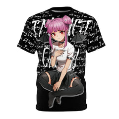 Budo Transformation Sad anime girl Unisex AOP Cut & Sew T-shirt