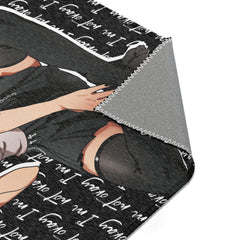 Budo 0% transformation - Sad gothic anime girl Area Rug