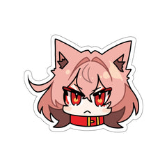 Kasuga Chibi Face - Cute werewolf anime girl Die-Cut Sticker