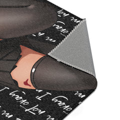 Budo 40% transformation - Sad gothic anime girl Area Rug