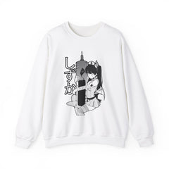 Shizuka B&W V2 anime nurse unisex Sweatshirt