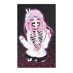 Maaya XP - Creepy kawaii anime girl Area Rug