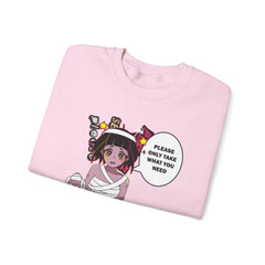 Toilet Paper Chan Unisex Sweatshirt