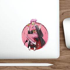 Budo cosplaying as Nezuko - cute waifu Die-Cut Sticker