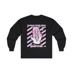 Maaya Creepy Cute anime Toilet Paper Crisis Unisex Long Sleeve Tee