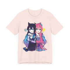 Helena and Helana Kawaii Anime Vampire Twins Unisex T-shirt