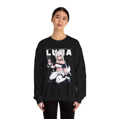 Luna - Wolf anime girl - werewolf Sweatshirt