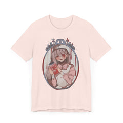 Hitomi creepy anime nurse unisexT-shirt