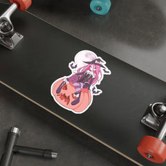 Yuuki Kawaii Witch Cute Anime Girl Die-Cut Sticker