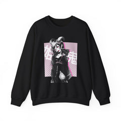 Oni-Hime B&W 1.2 anime girl unisex Sweatshirt