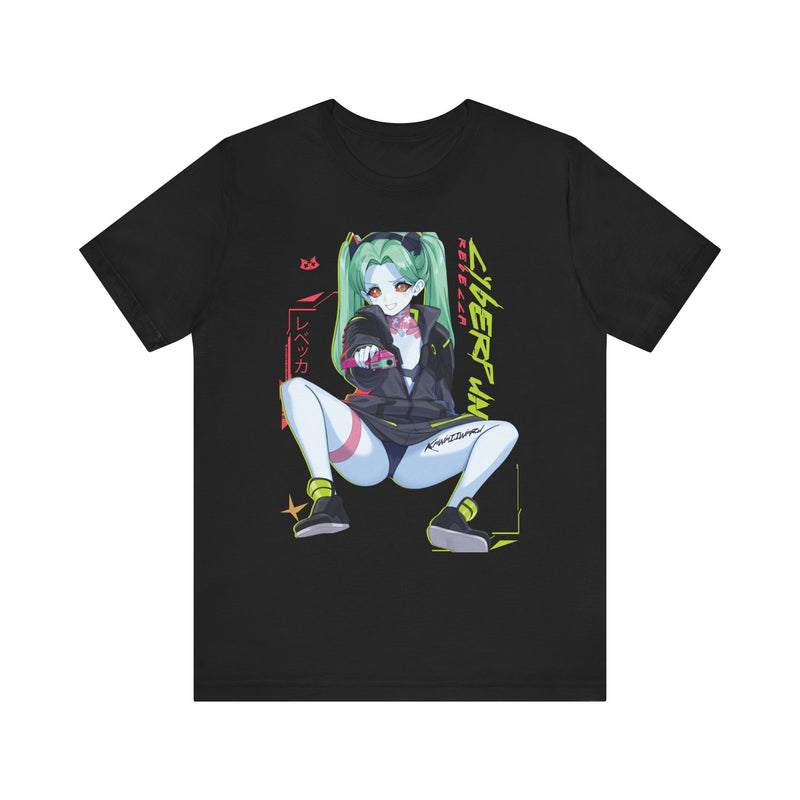 Rebecca - Cyberpunk Anime Girl Unisex T-shirt