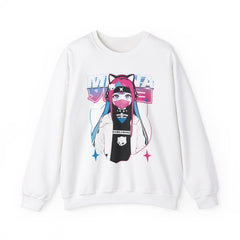 Meena - Creepy cute skeletal kawaii anime girl unisex Sweatshirt