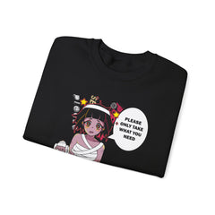 Toilet Paper Chan Unisex Sweatshirt