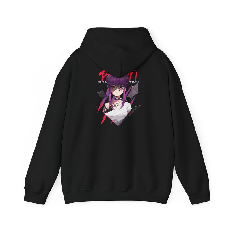 Budo V3 Sad Monster Anime Girl Hooded Sweatshirt