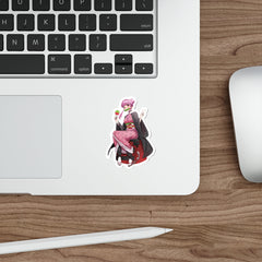 Budo cosplaying as Nezuko - Full - cute waifu Die-Cut Sticker