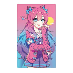 Helana - Light vampire anime girl Area Rug