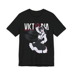 Victoria Blanche side - Deadly maid waifu anime girl Unisex T-shirt