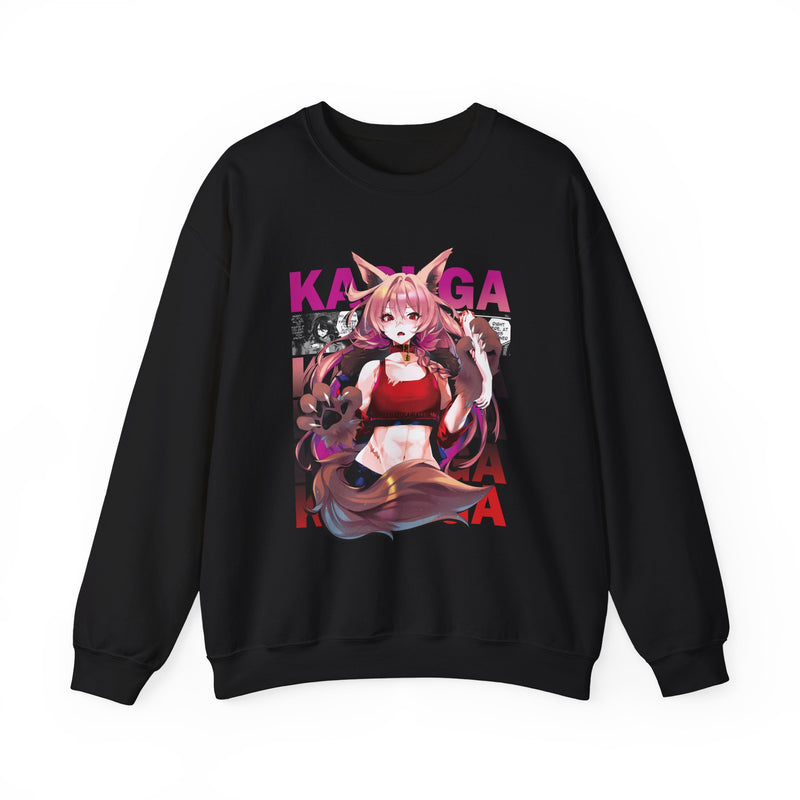 Kasuga - Cute Werewolf anime girl Unisex Sweatshirt