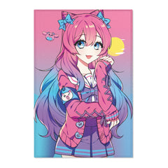 Helana - Light vampire anime girl Area Rug